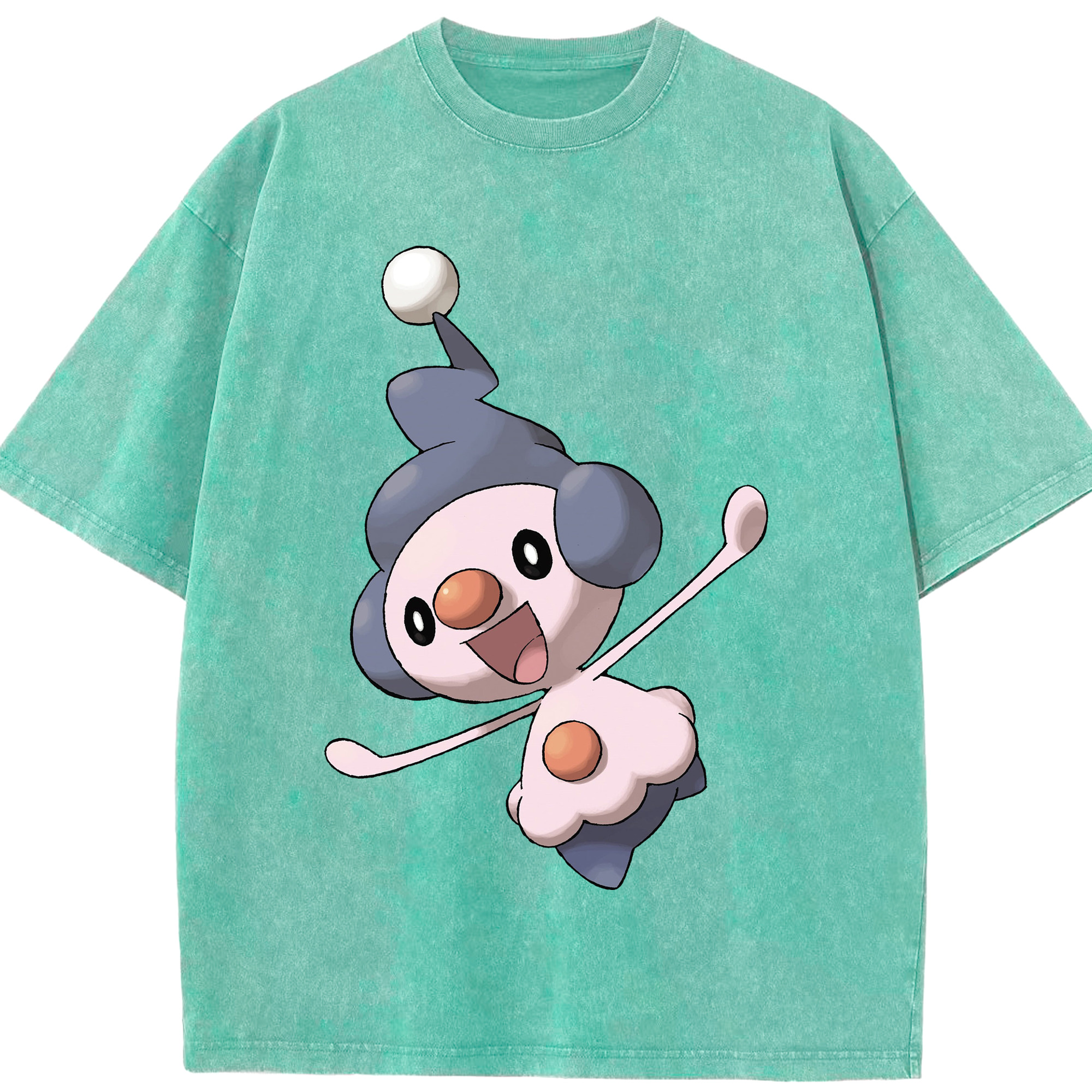 （画像用） ポケットモンスター Pokémon 綿100% ヴィンテージ風 半袖Tシャツ（フロントプリント）